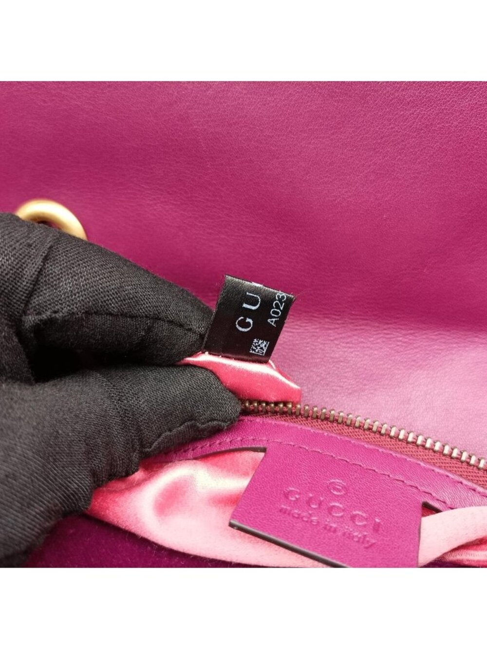 ★SOLD★ Gucci GG Marmont Purple Velour Shoulder - Picture 12 of 15